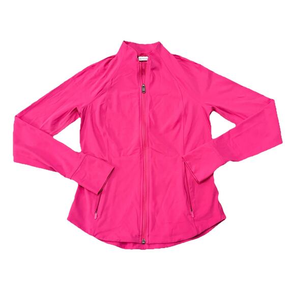 Athleta Women's Salutation Zip Up Athletic Jacket Pink X-Small XS Athleisure - Picture 1 of 10